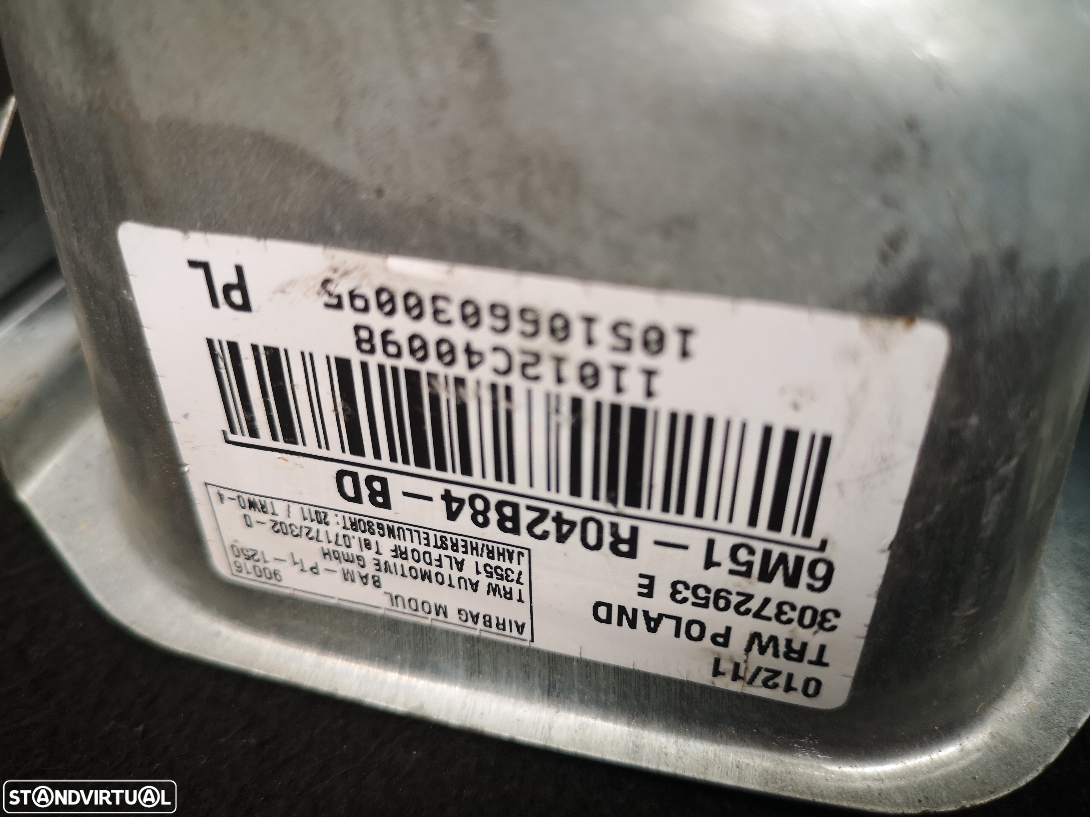 Airbag do tablier pasageiro Ford kuga 2009+ - 4