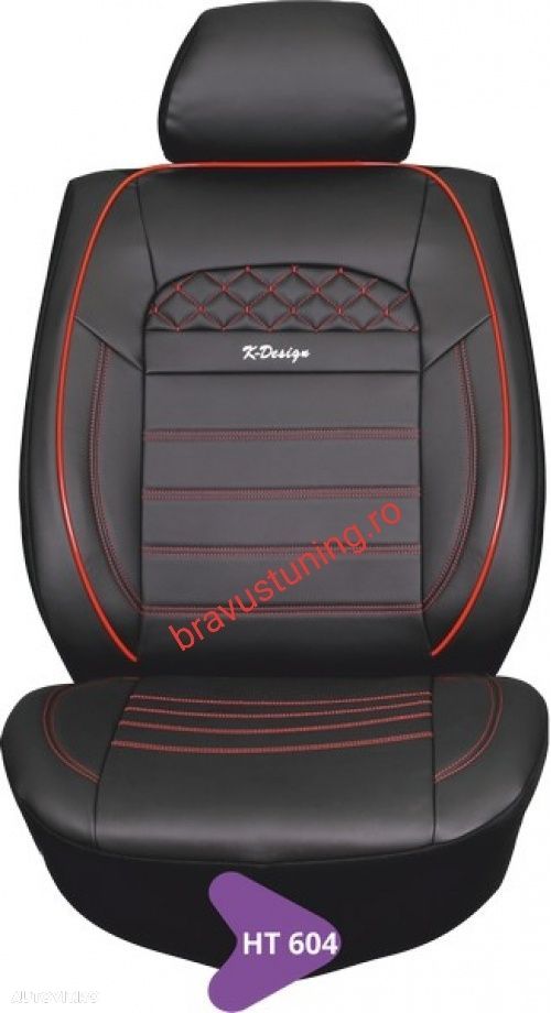 Huse scaun auto Piele Ecologica Mercedes, Opel,Skoda,Audi,Kia,Volkswag - 5