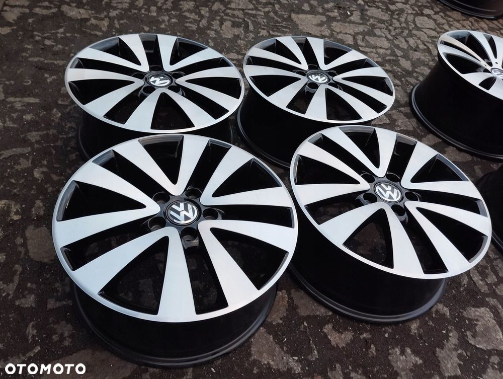 FELGI ALU 5X112 17 GOLF 5 6 7 OE TOURAN CADDY JETTA - 5