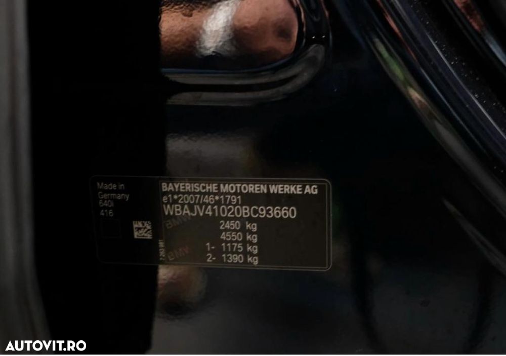 BMW Seria 6 640i - 24