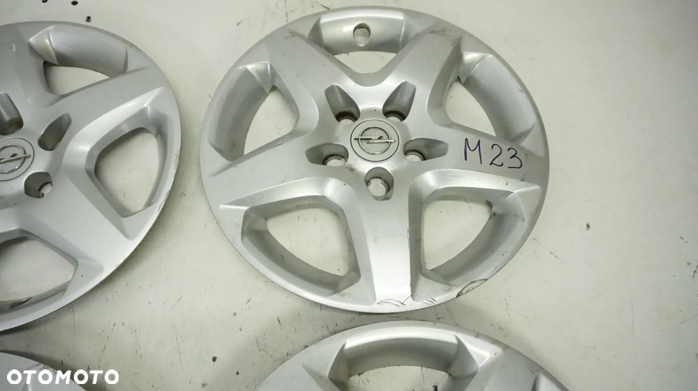 Kołpaki dekle 16 STRUKTURALNE OPEL ASTRA H MERIVA ZAFIRA 5X110 ORYGINAŁ - 3