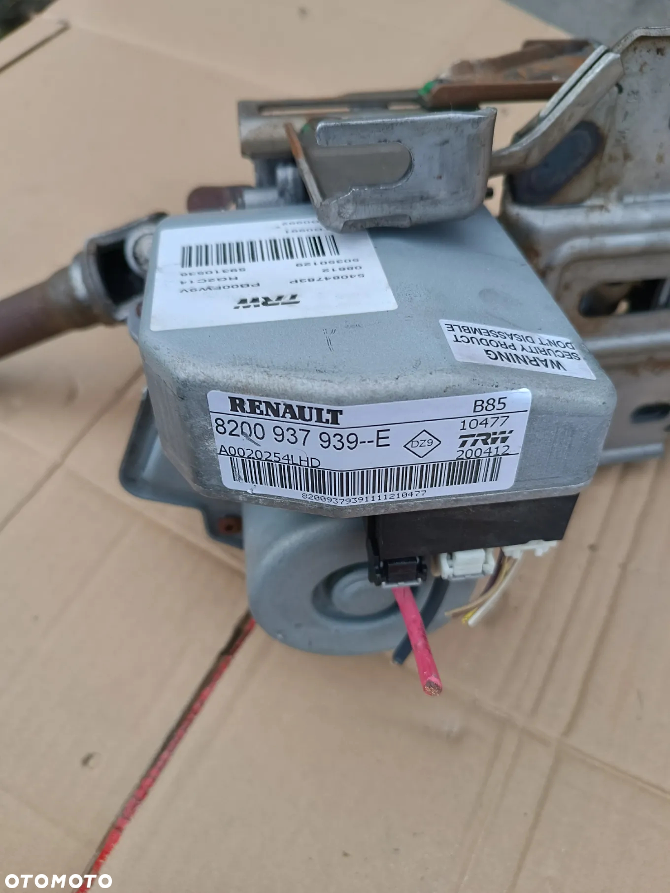 KOLUMNA KIEROWNICZA WSPOMAGANIE RENAULT CLIO III MODUS 8200937939--E - 2