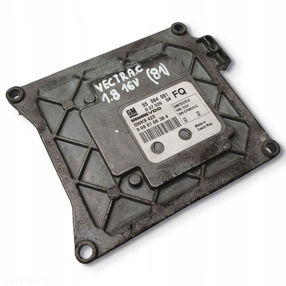 STEROWNIK SILNIKA Opel Vectra C 1.8 16V 55564081 5WK9 425 FQ - 1