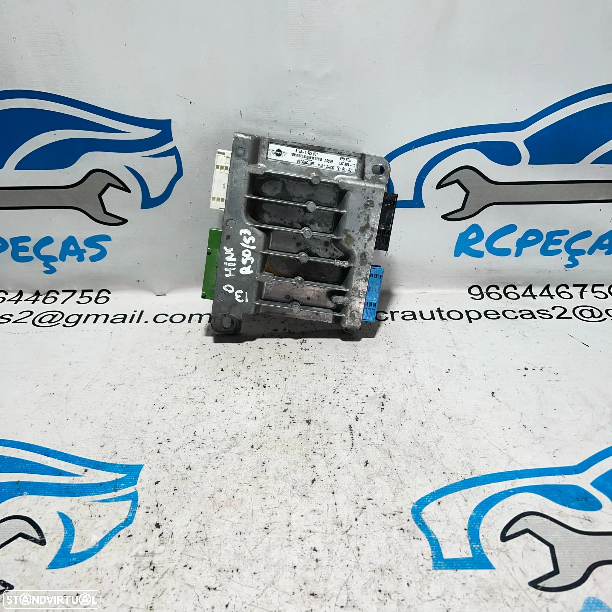 .Centralina Original BCM Modulo Controlo Motorola BMW Mini 6 922 801 / 8BCRBC1E08 - 3