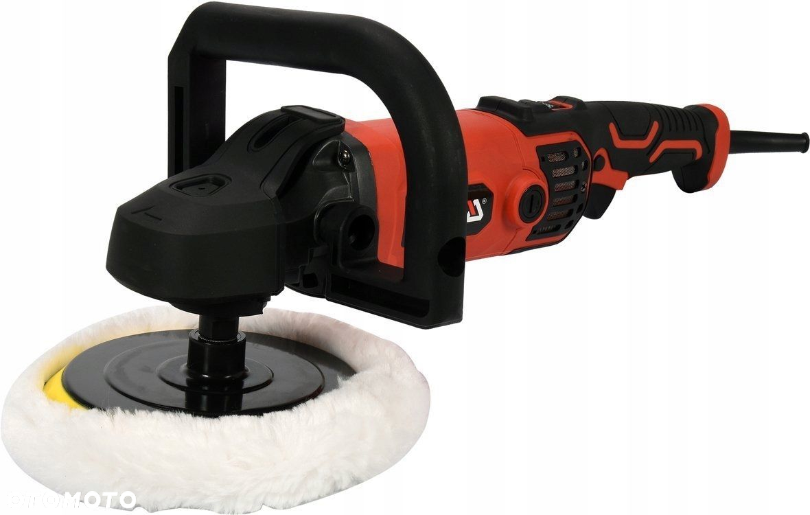 YATO POLERKA SZLIFIERKA SAMOCHODOWA 1300W 180MM YT-82196 3xGĄBKA REGULACJA - 3