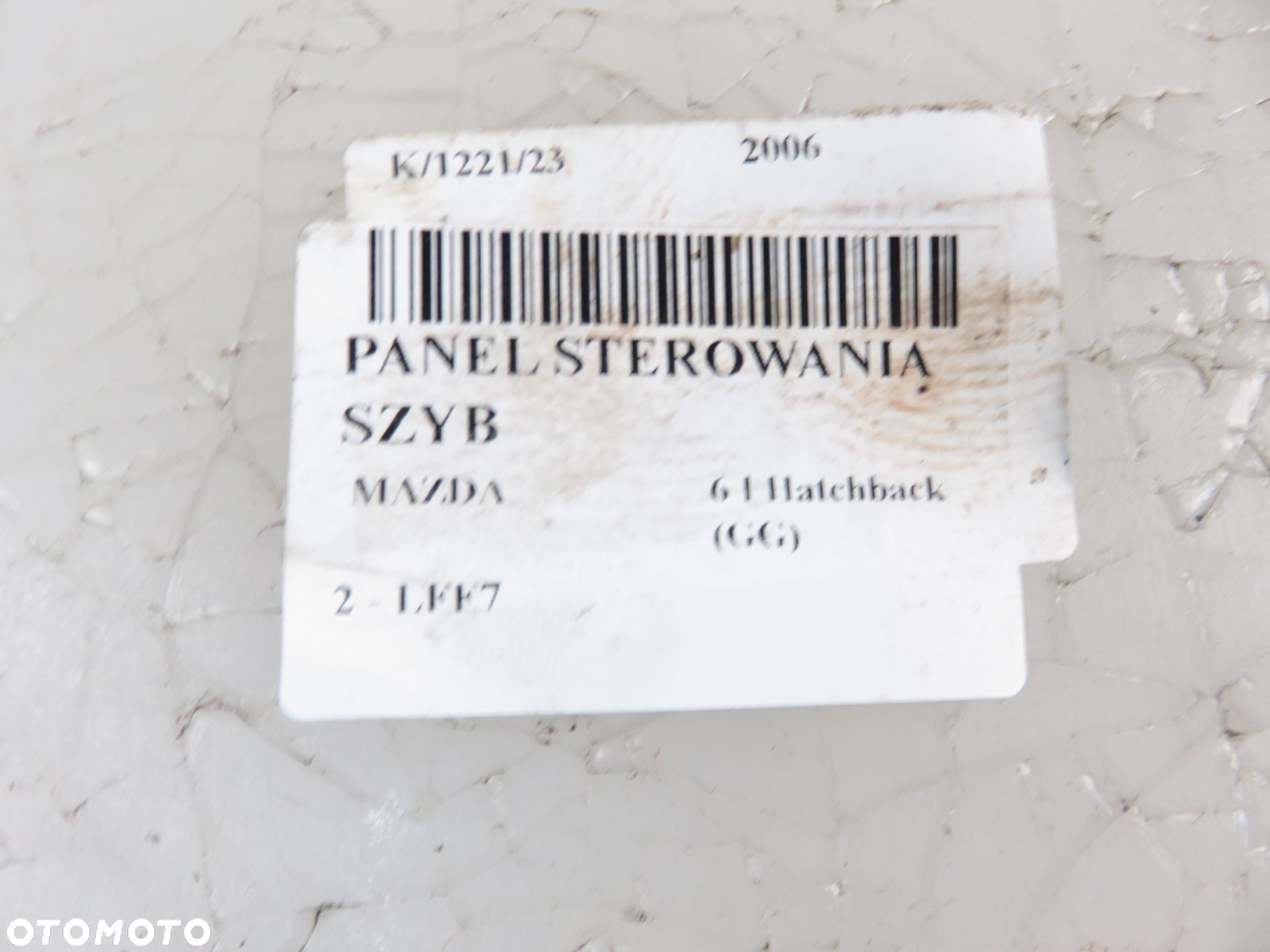 PANEL SZYB MAZDA 6 I Hatchback (GG) GP9A66350 - 2