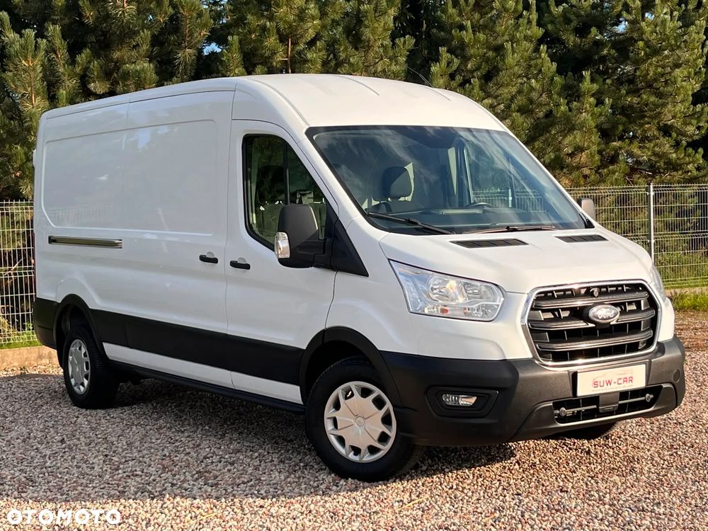 Ford Transit L3H2 2.0 TDCI 185KM, Nowy Model, Klima, Koła 16 cali, Salon Polska, Pierwszy Właściciel, BEZWYPADKOWY- ORYGINALNY LAKIER, FV 23%, Bardzo Zadbany !!! - 5