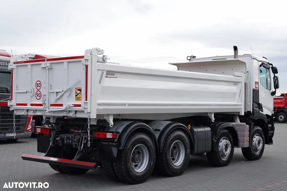 Renault C 460 / 8x4 / CAMION BASCULANTE / HIDROBOARD / BORDMATIC / EURO 6 / ANVELOPE 100% / IMPORTAT / DUPA CONTRACTUL DE SERVICE - 11