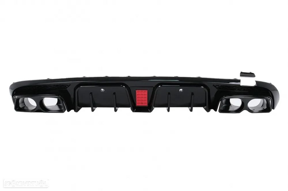 Difusor com Ponteiras Mercedes C W205 SW205 (2014 a 2020) - 1