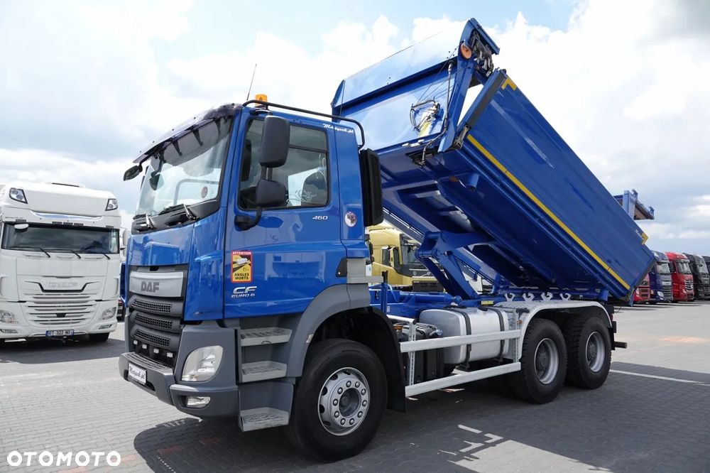 DAF CF 460 / 6x4 / WYWROTKA / HYDROBURTA / HYDROKLAPA / EURO 6 / 2016 ROK / OPONY 100 % / - 2