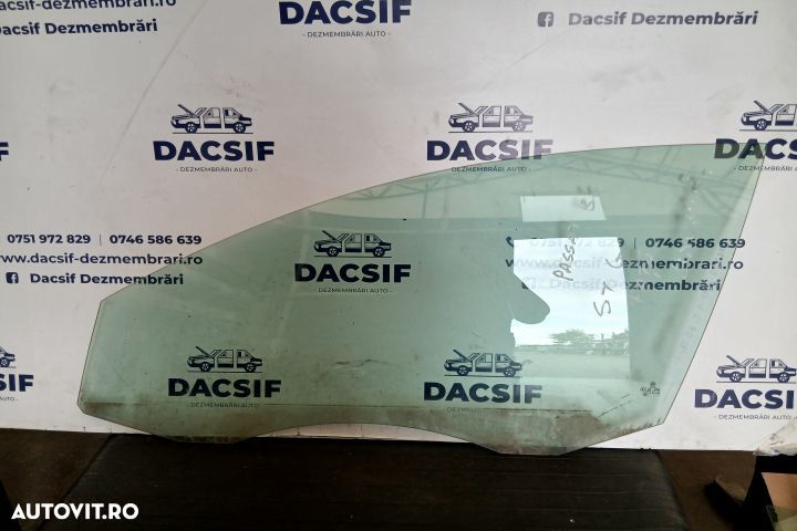 Geam usa fata stanga 43R-00082 43R-00082 Volkswagen VW Passat B6 [200 - 1