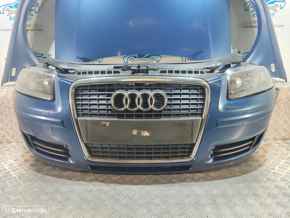 FRENTE COMPLETA AUDI A3 8P 8P1 FASE II 2 CAPOT PARACHOQUES GUARDA-LAMAS OTICAS RADIADOR VENTILADOR FRENTE FIBRA REFORÇO DIESEL - 4