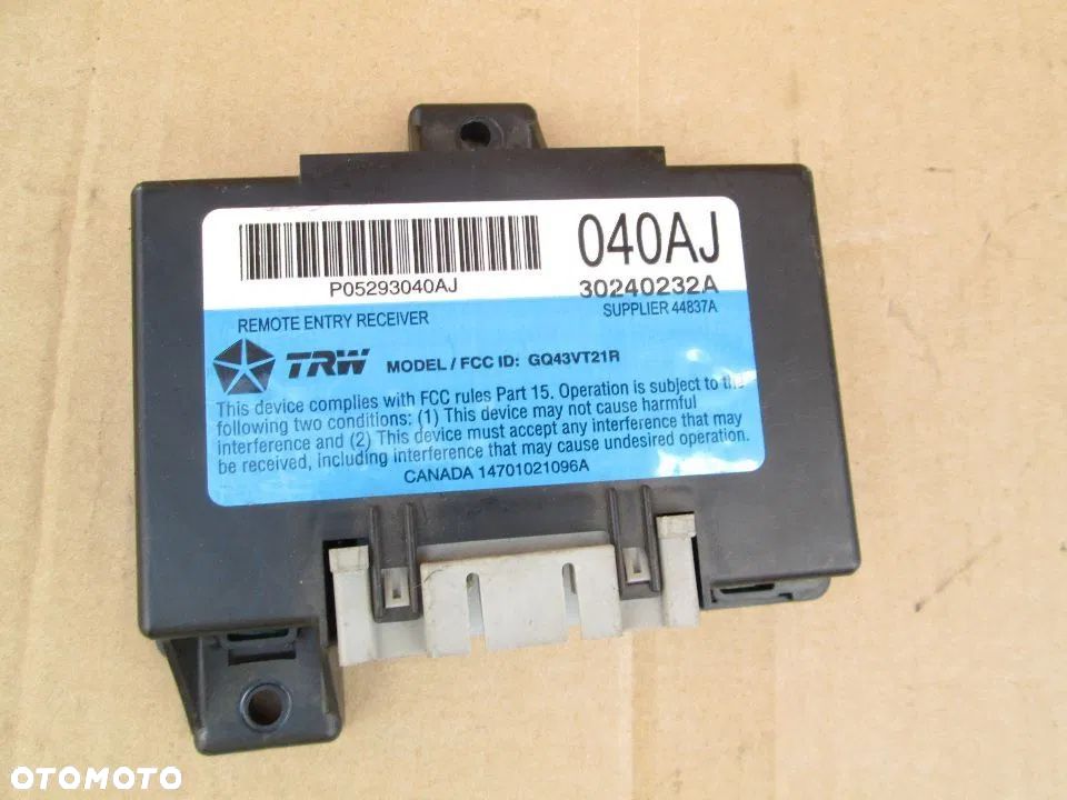 moduŁ komputer komfortu chrysler neon ii pt cruiser - 8