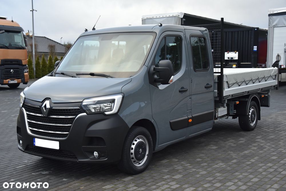 Renault MASTER 2.3 165KM DOKA DUBEL 7 OSÓB / HAK / WYWROTKA 3-STRONNA / NA PODUSZKACH / NAWIGACJA / SERWIS ASO RENAULT DO KOŃCA / SALON PL ! ! ! - 3