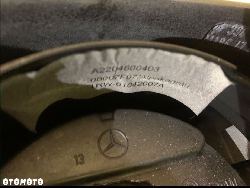 A2204600403 Kierownica skóra airbag Mercedes s w220 lift cl w215 - 7