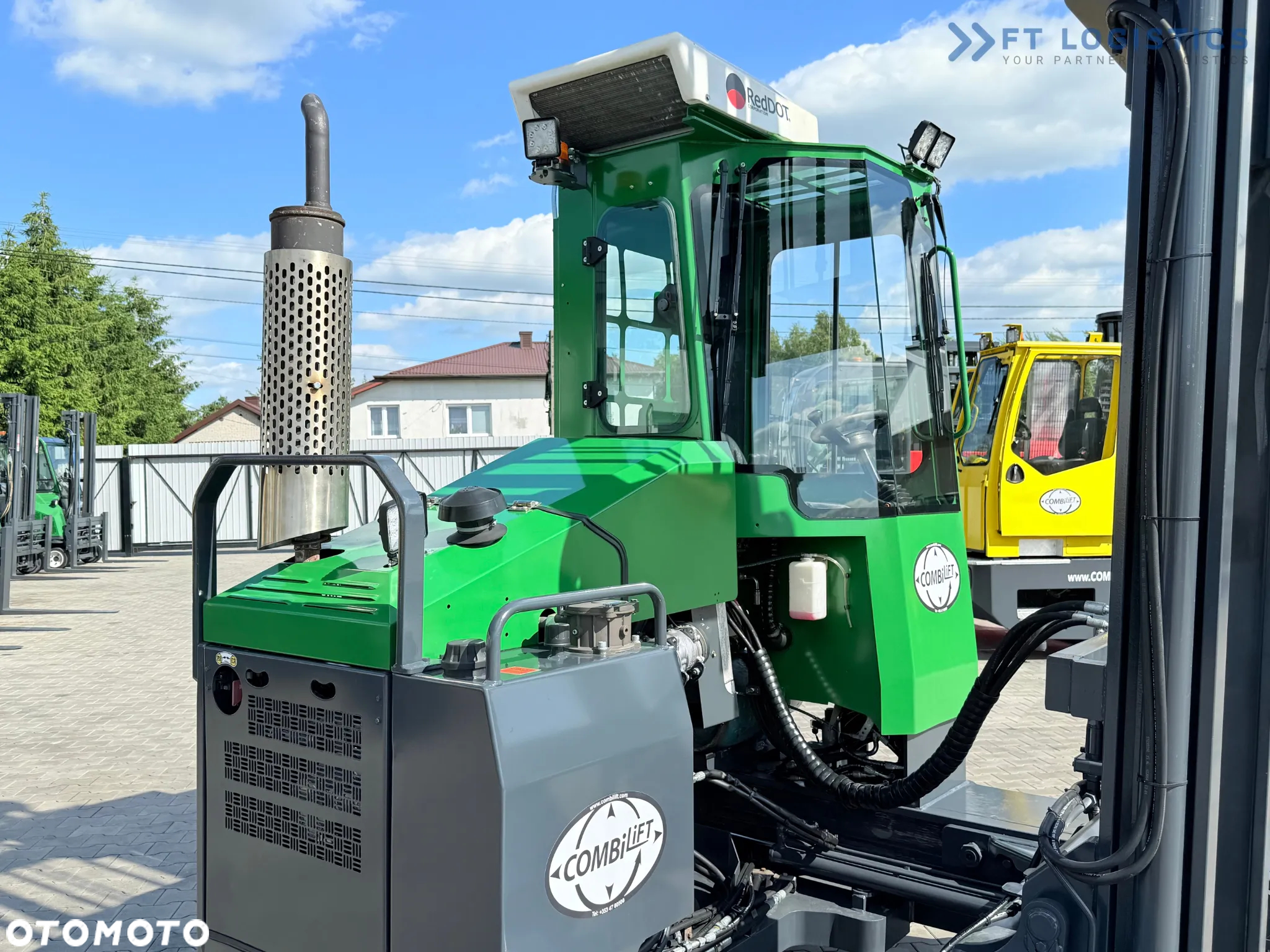 Combilift C3500 / DUPLEX 4100MM / GAS / WYSUWNE WIDŁY / KABINA / OGRZEWANIA + KLIMATYZACJA / JAK NOWY - 30