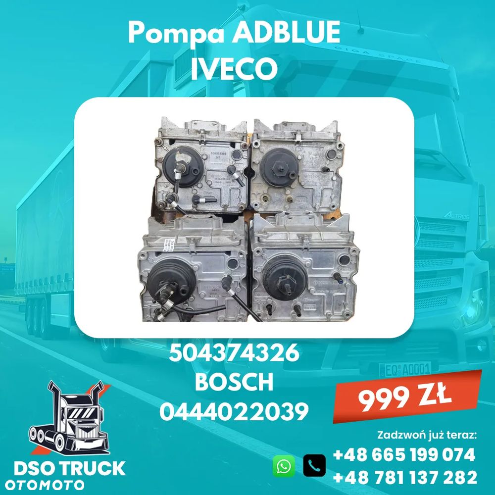 Pompa ADBLUE 504374326 BOSCH 0444022039 IVECO - 1
