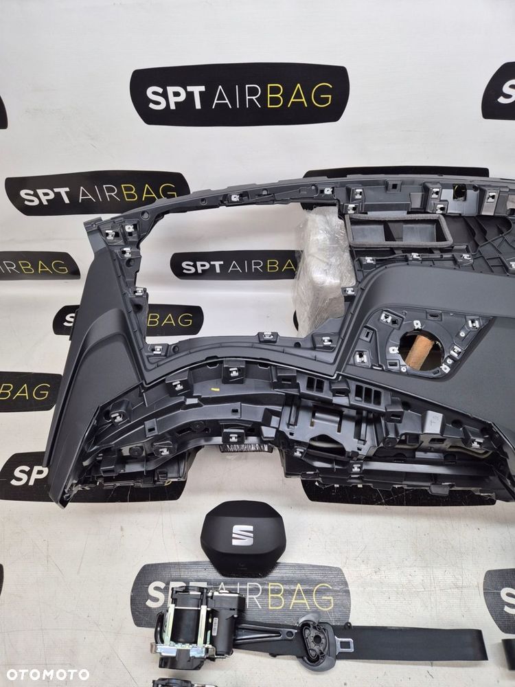 SEAT EL BORN DESKA ROZDZIELCZA KONSOLA KOKPIT PULPIT PODUSZKI AIRBAG AIR BAG PASY KIT SET - 2
