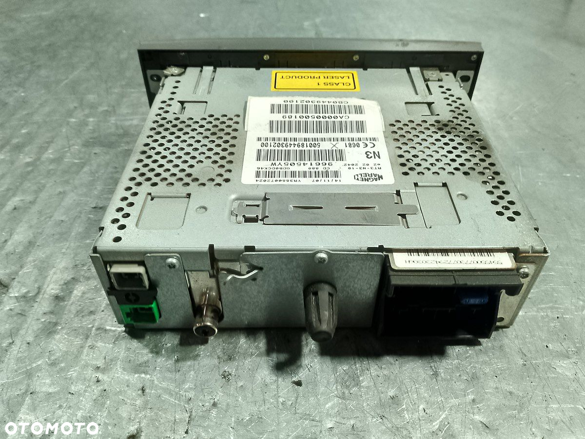 RADIO CD PEUGEOT 407 SW 96614505YW  CA0000500189 2.0 HDI 16V - 4