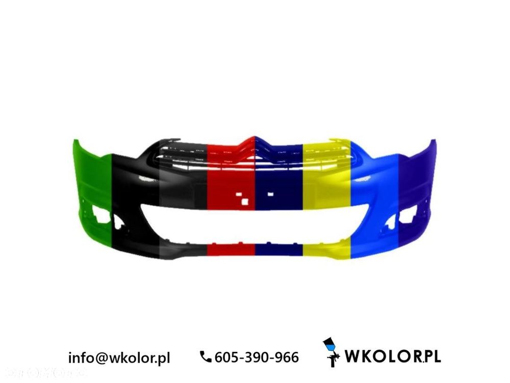 NOWY ZDERZAK CITROEN C4 2010-2016 LAKIEROWANY W KOLOR - 1