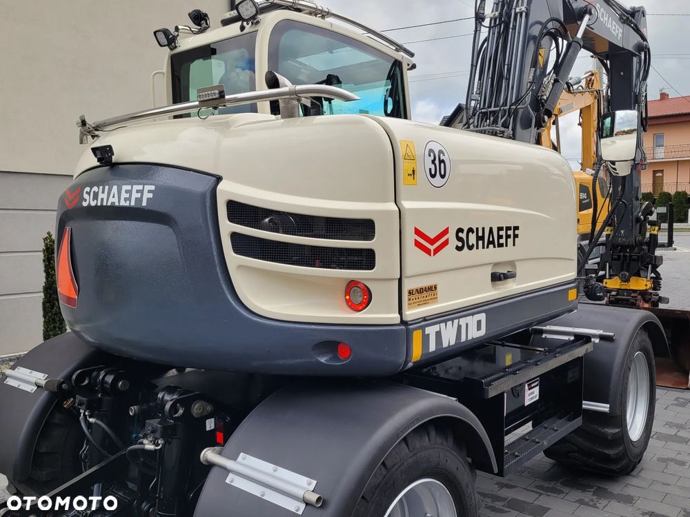 Schaeff Terex TW110 / ROTOTILT ze szczypcami / przebieg 3700h / bogate wyposażenie / - 13