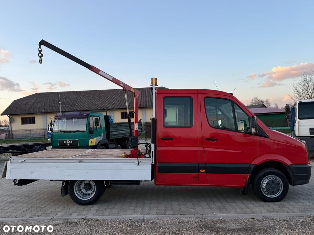 Volkswagen Crafter, Bliźniak, Doka 5/6 osób, Dźwig HMF 500kg - 3