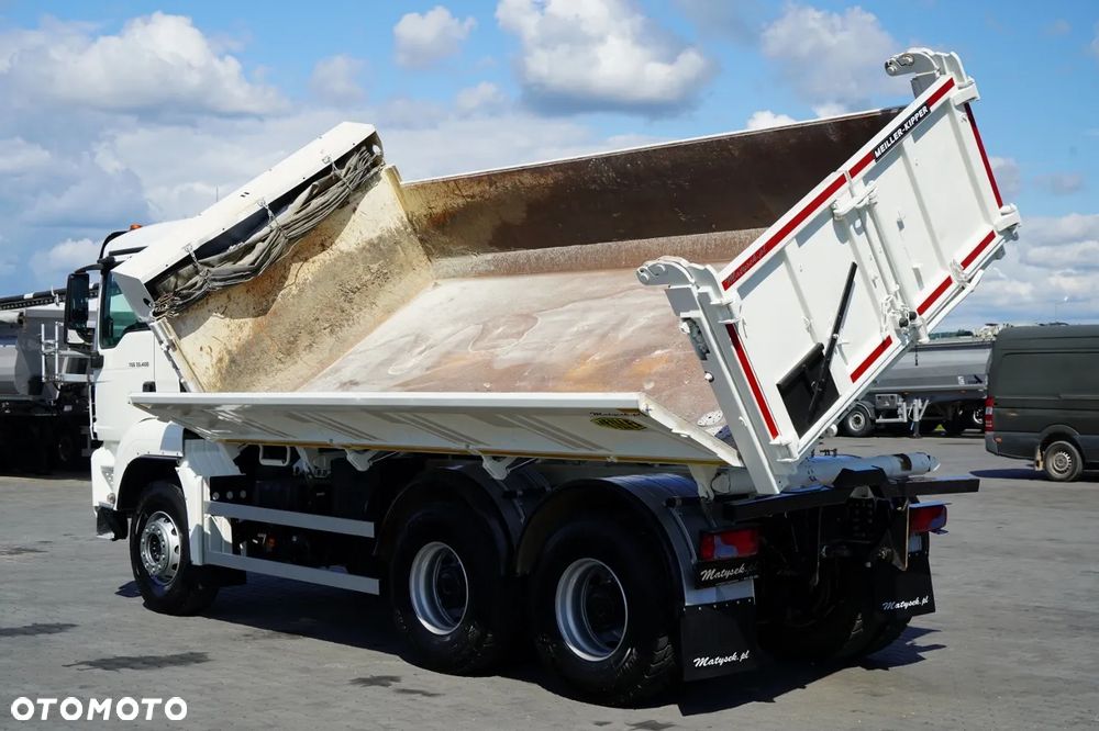 MAN TGS 33.400 / 6X4 / 2 STRONNA WYWROTKA / HYDROBURTA / BORDMATIC / MEILLER KIPPER /   EURO 5 - 10