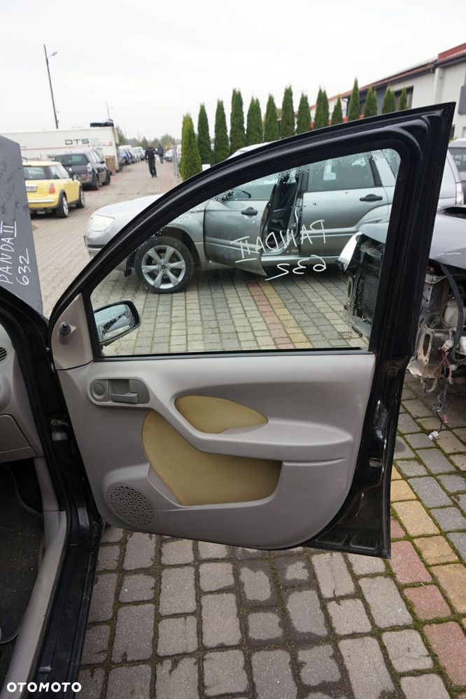 DRZWI PRZEDNIE PRAWE PANDA II 632  CZARNY FIAT 2003-2012 - 8