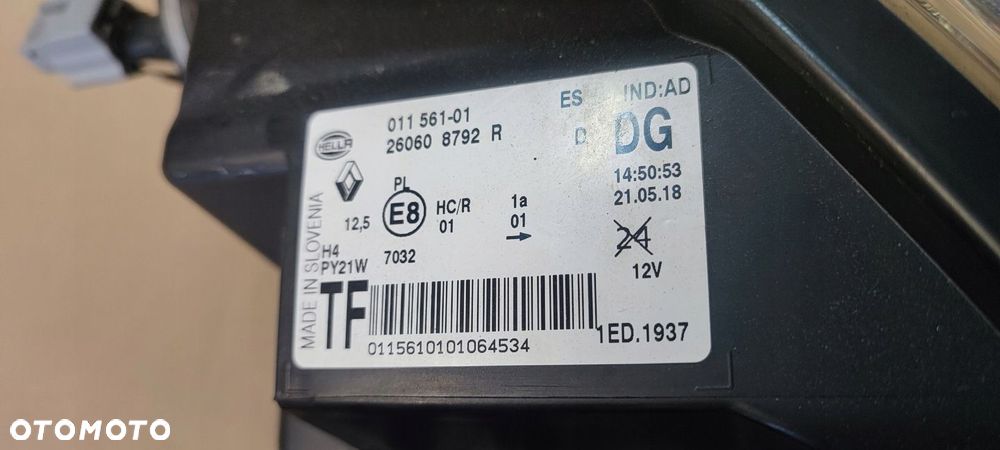 RENAULT TWINGO III 14-18r. LAMPA PRZÓD PRZEDNIA LEWA HELLA kpl. - 5