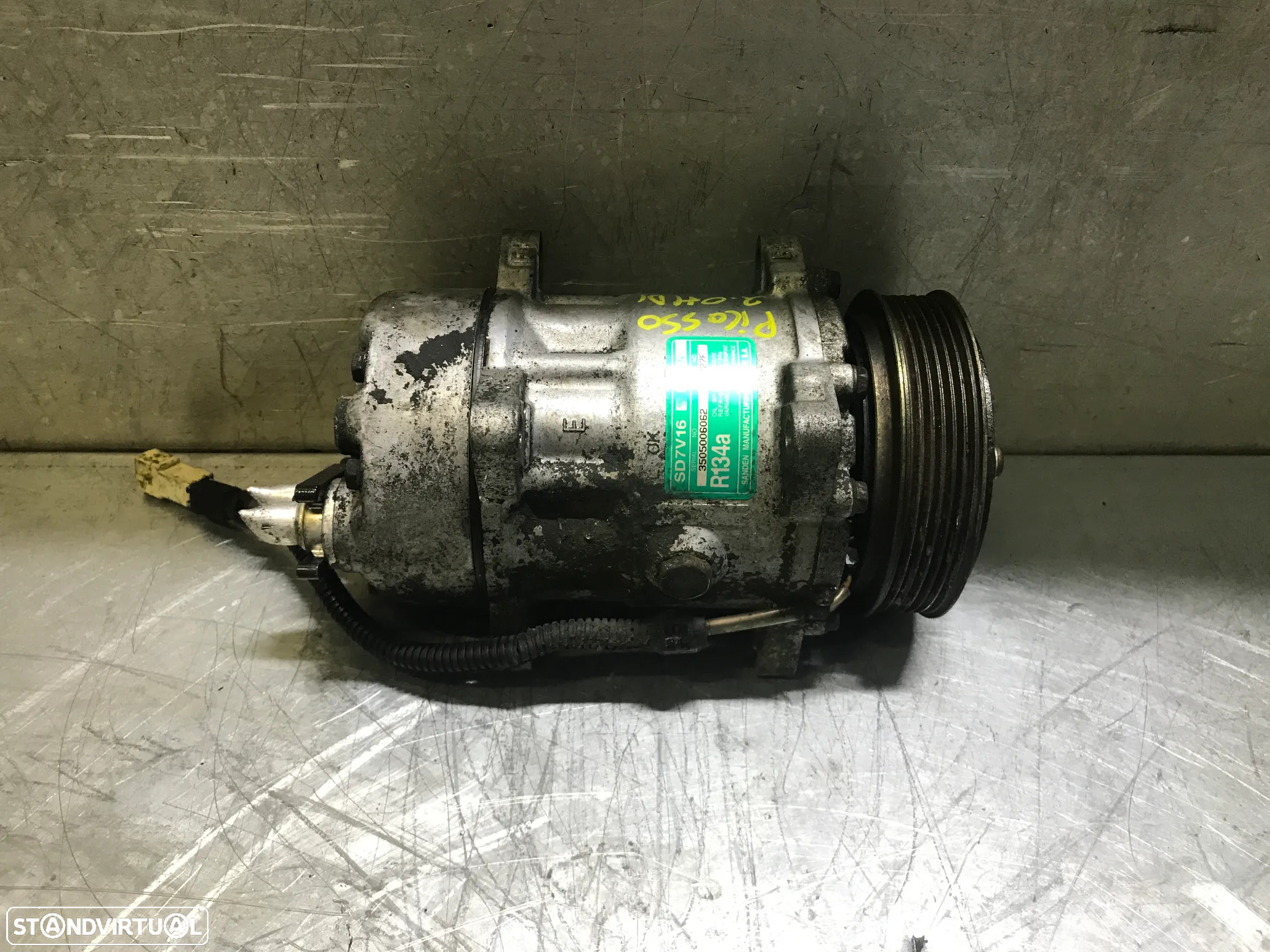 COMPRESSOR AC CITROEN BERLINGO / XSARA PICASSO 1.9D 2.0HDI SD7V16 1240 1227F - 5