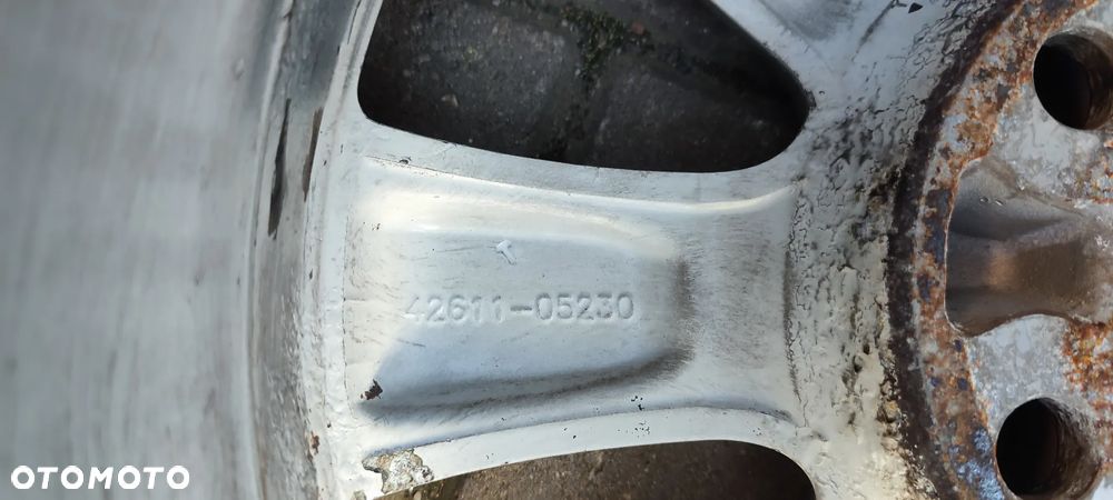 FELGI ALUMINIOWE 5x114.3 42611-05230 6.5Jx16 CALI ET45 TOYOTA KOMPLET AVENSIS T25 T27 VERSO AURIS 4 SZTUKI - 11