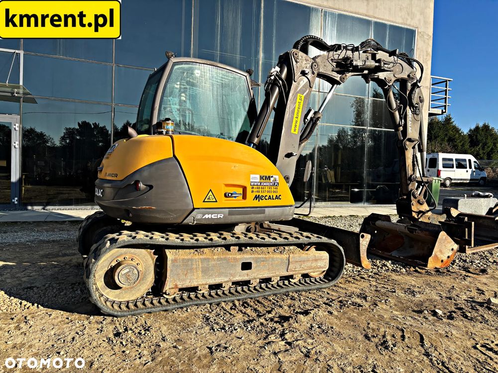 Mecalac 8 MCR MINI-KOPARKA 2016R. | 6 MCR JCB 8055 8080 KUBOTA KX KOMATSU PC88 - 34