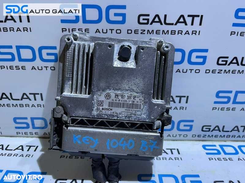ECU Calculator Motor VW Passat B7 2.0 TDI CFF CFFB 2010 - 2015 Cod 03L907309AE 0281017946 [M3853] - 1