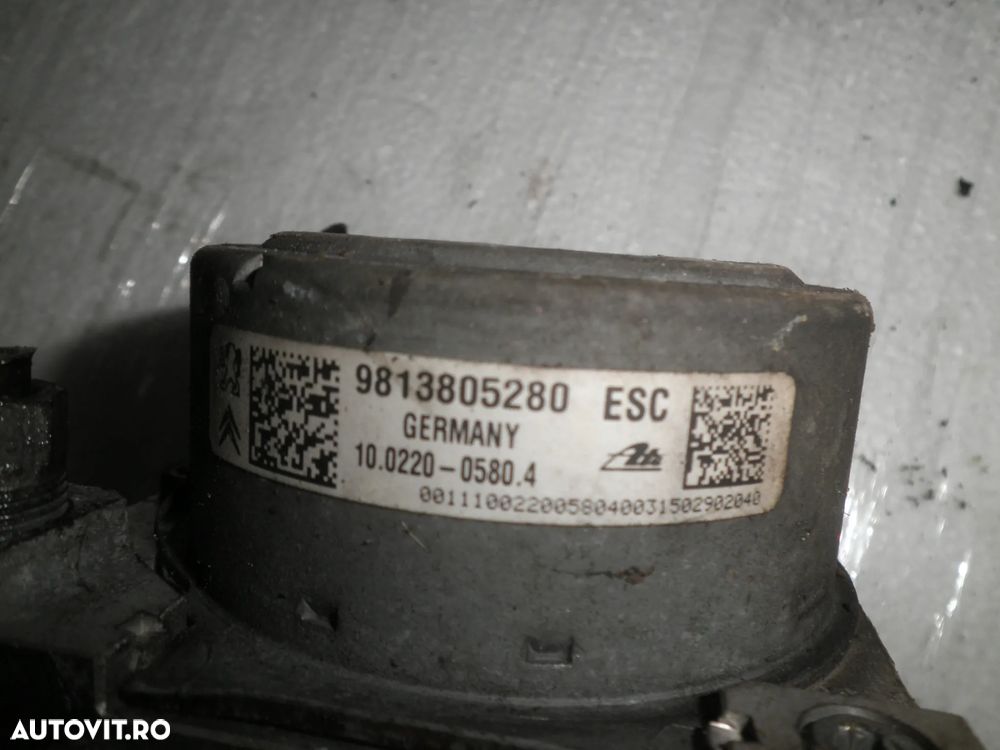 Pompa ABS Citroen C3, Peugeot 208, 1.2 Benzina 9813805280 - 2