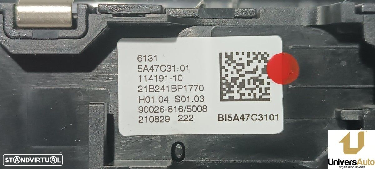 CONTROLE DO SISTEMA DE ÁUDIO / RÁDIO CD BMW SERIE X6 (G06) XDRIVE 40I - 4