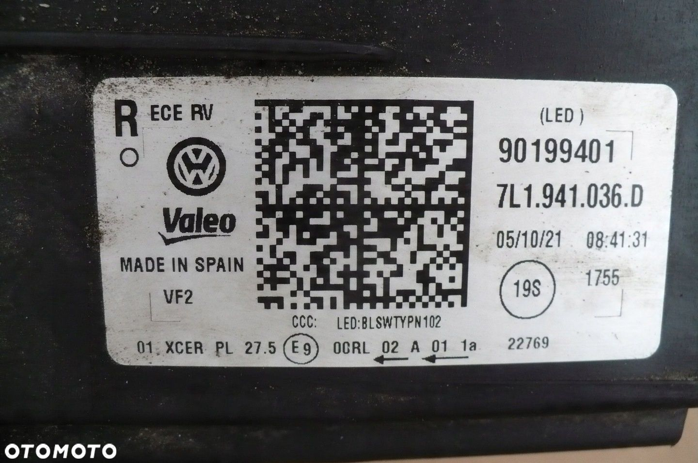 VW T6 CARAVELLE MULTIVAN 7L1 LIFT FULL LED 19R- KOMPLETNA-LAMPA PRZÓD PRAWA - 8