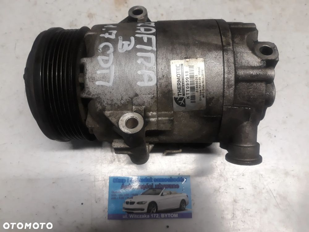 SPRĘŻARKA KLIMATYZACJI OPEL ZAFIRA B 1,7 CDTI  2008r   8600263  KTT095018 - 1