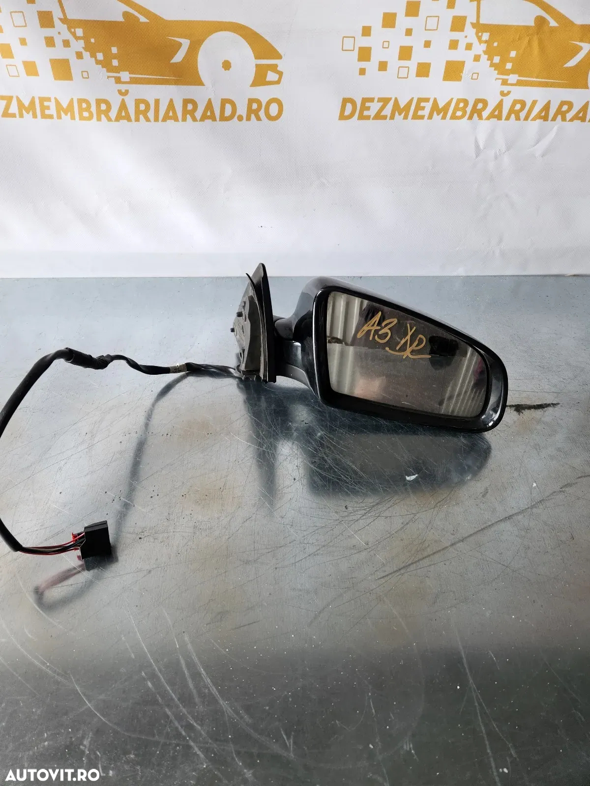 Oglinda Dreapta Audi A3 8P Electrica Lumina Ambientala 6 Fire La Mufa Volan Stanga - 2