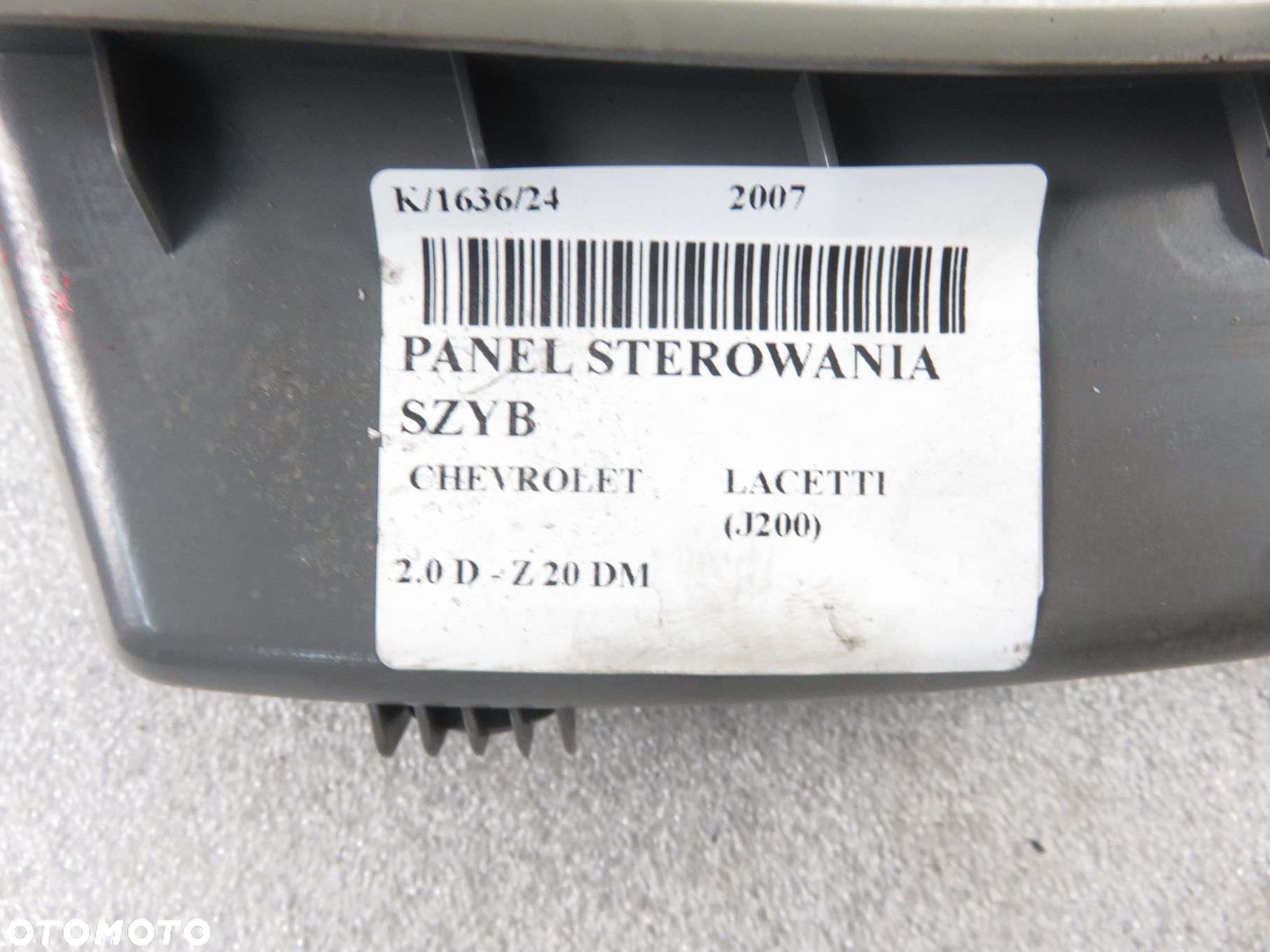 PANEL SZYB CHEVROLET LACETTI j200 621W04780 - 5