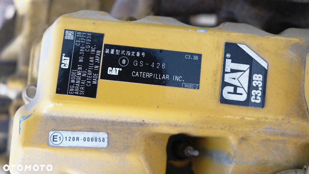silnik caterpillar c3.3 B CDI-T-ET03 kubota V3307na części lub w całości - 9