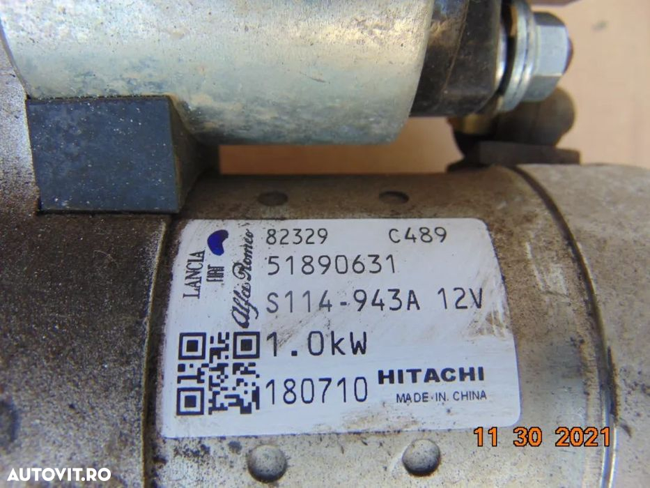 Electromotor Fiat Tipo 1.4 benzina 2016-prezent Panda fiat 500 Doblo B - 2