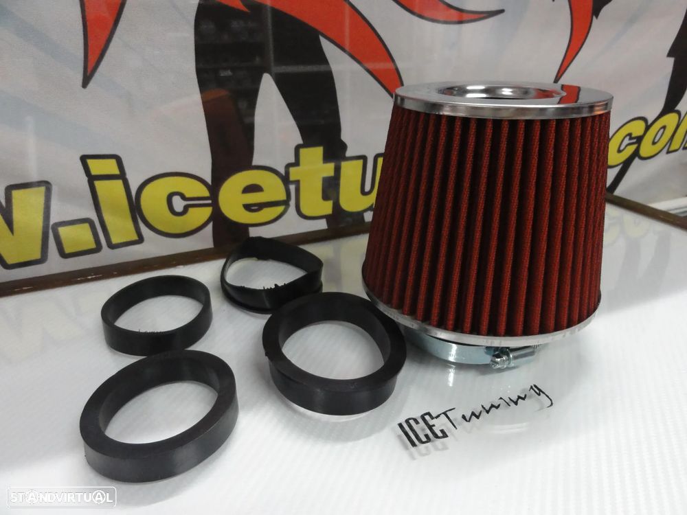 Filtro de ar universal com 60,70,76,84 E 90mm - 3