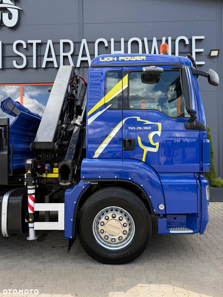 MAN TGM TGS TGX 26.360 // E5 // Klimatyzacja/ 6x2 6x4 // WYWROTKA 3-S // HMF 1420 K2 // kipper, krane, crane, żuraw, dźwig, wywrot - 33