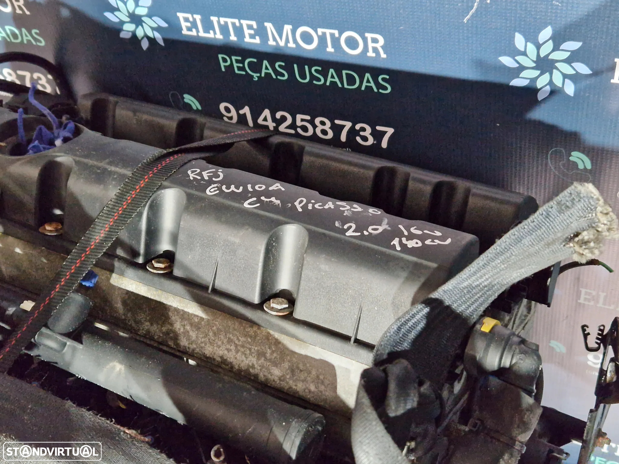 Motor usado RFJ EW10A CITROEN C4 PICASSO 2.0 16V 140CV C5 PEUGEOT 307 407 - 3