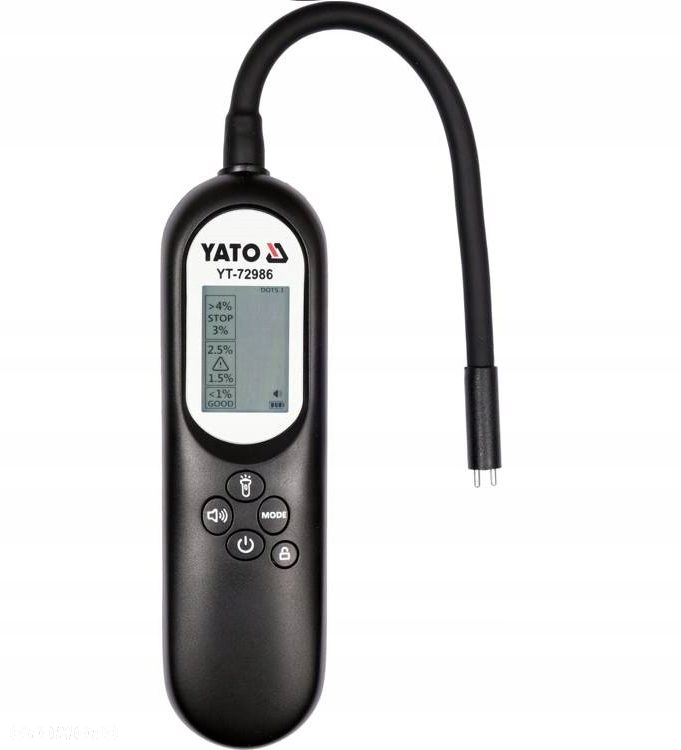 YATOTESTER CYFROWY MIERNIK PŁYNU HAMULCOWEGO LCD - 2
