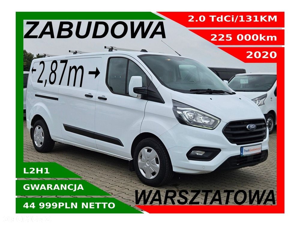 Ford transit-custom L2H1 *44999zł NETTO* Zabudowa warsztatowa 2.0TdCi/131KM - 1