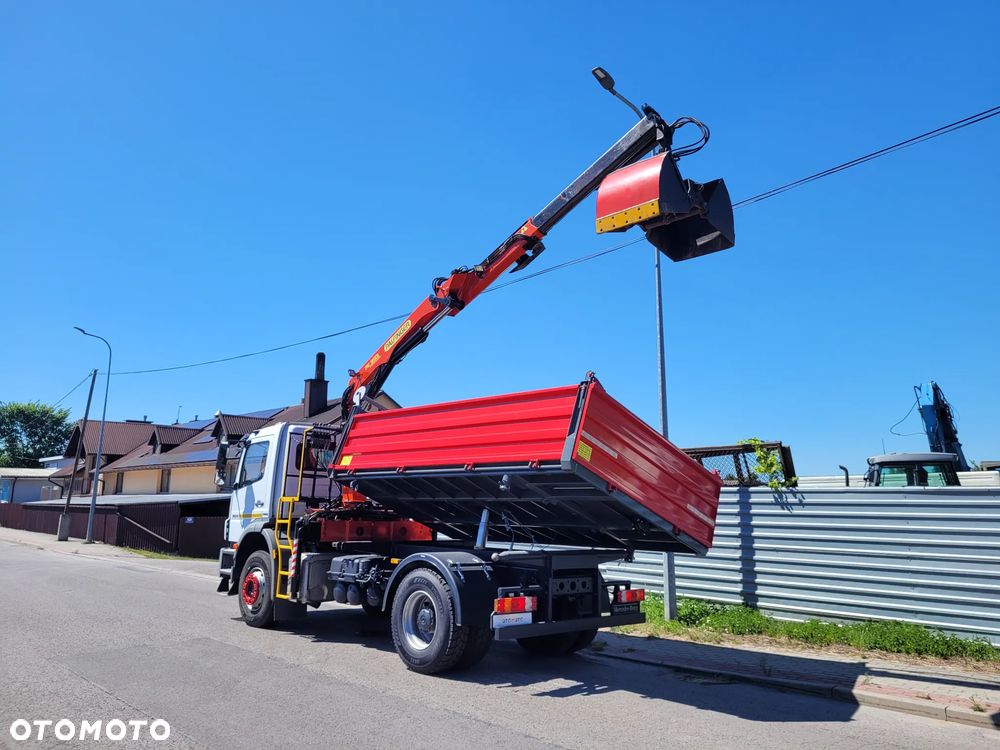 Mercedes-Benz AXOR 1824 HDS PALFINGER CZERPAK ROTATOR TYLKO 44tyś.km. NOWY KIPER i OPONY WYWROTKA - 12