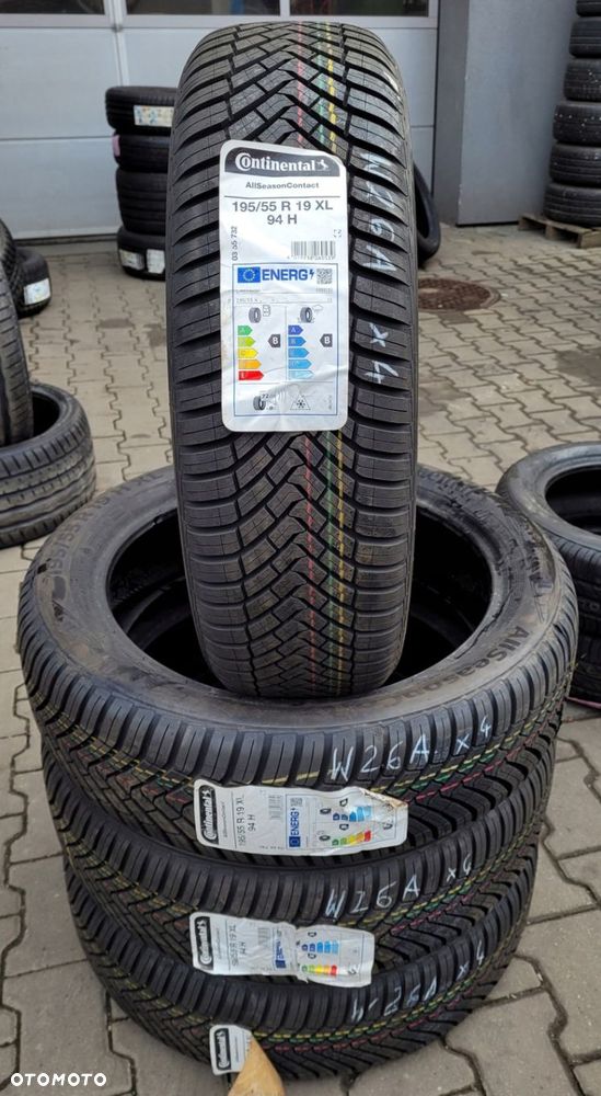 4x Continental AllSeason Contact 195/55R19 94H XL W26A - 2