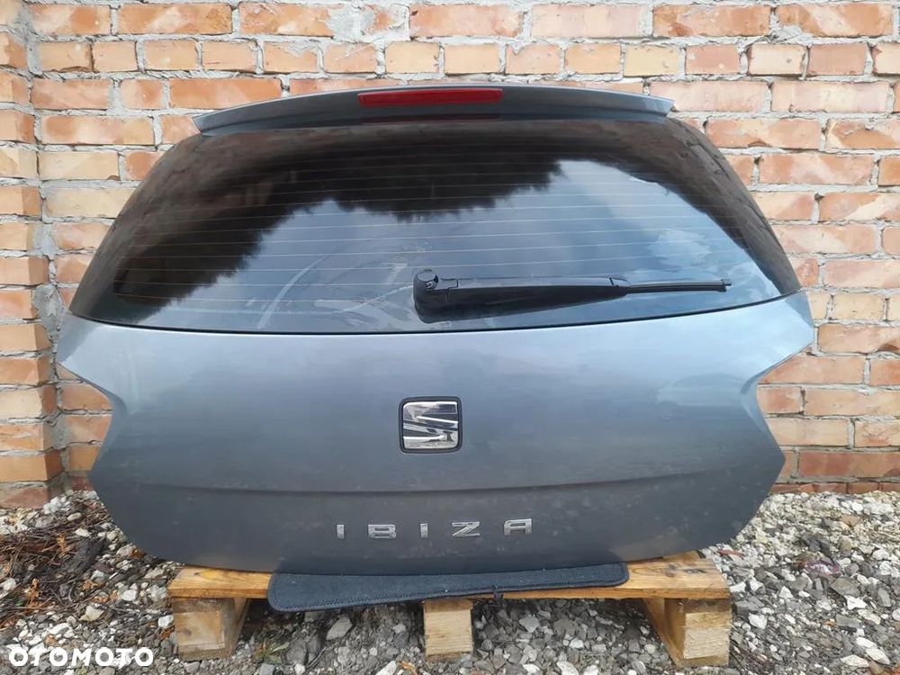 klapa bagażnika tył tylne Seat Ibiza IV lift 6j 5d HB LX7R bez malowania - 6