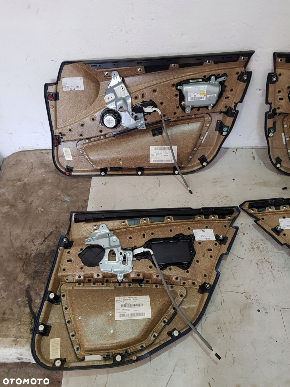BOCZKI TAPICERKA DRZWI SKÓRA BMW E61 LCI EUR KOMPLET - 11